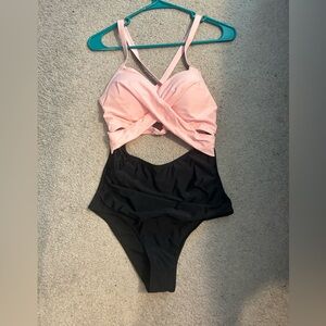 Tummy control cut out swimsuit